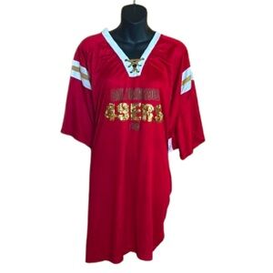 1st and Fashion Collection ladies size 4XL San Francisco 49’ers jersey tee